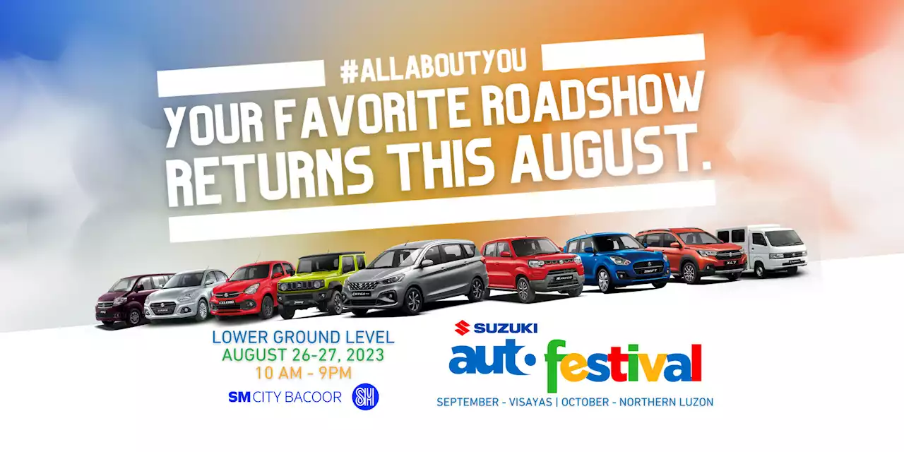 Fun filled two-day Suzuki Auto Festival set at SM City Bacoor