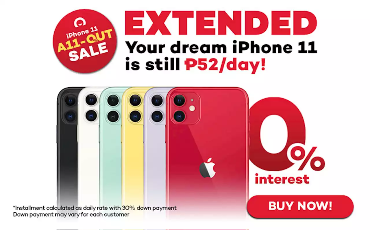 iPhone 11 now within reach with Home Credit’s 0% interest promo