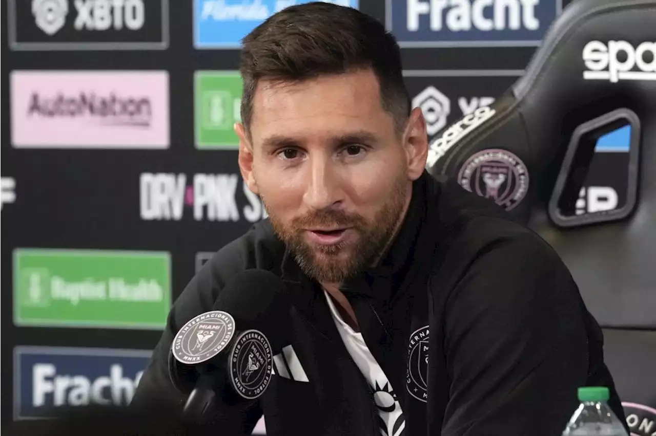 Messi says he's ‘very happy' in 1st public comments with Inter Miami, calls welcome ‘impressive'