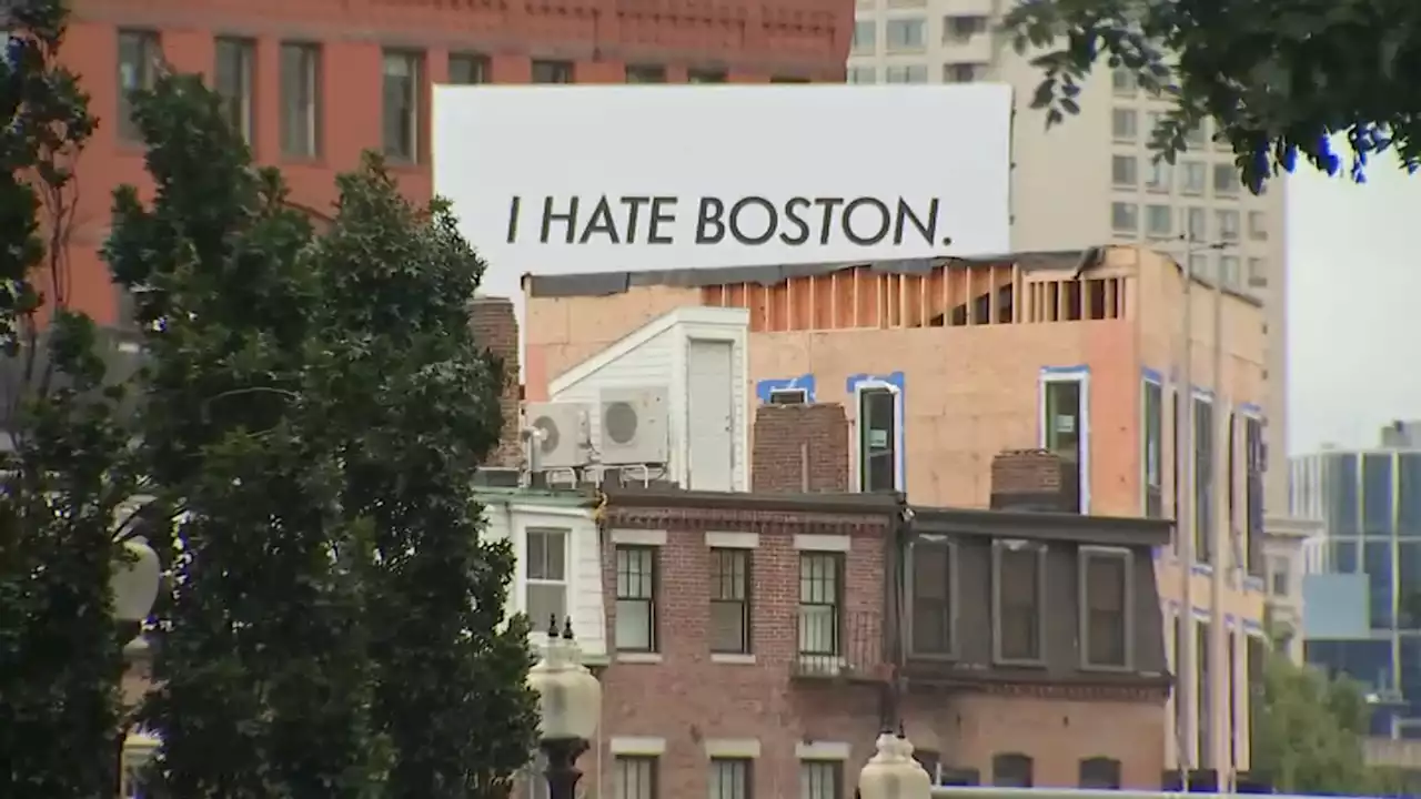 Why a North End billboard reads ‘I hate Boston'