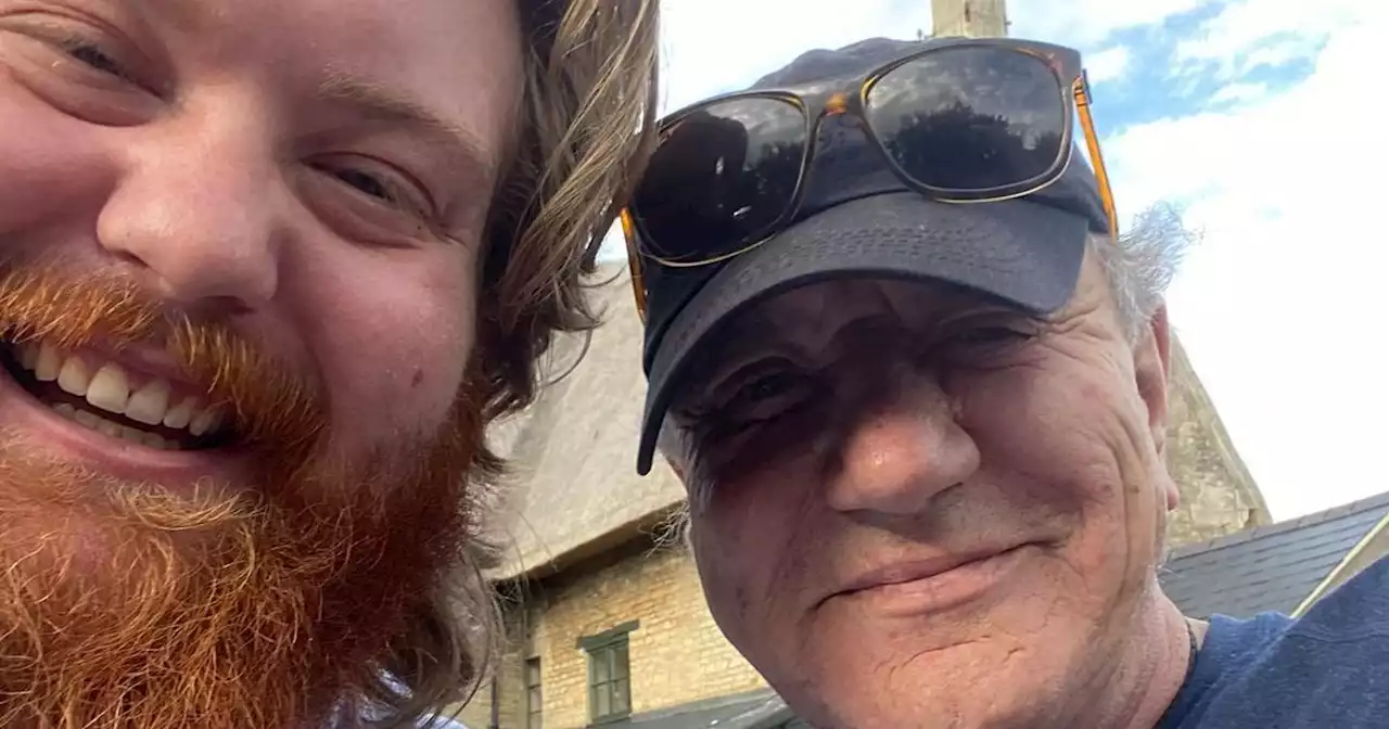 AC/DC lead singer Brian Johnson enjoys visit to Northamptonshire pub