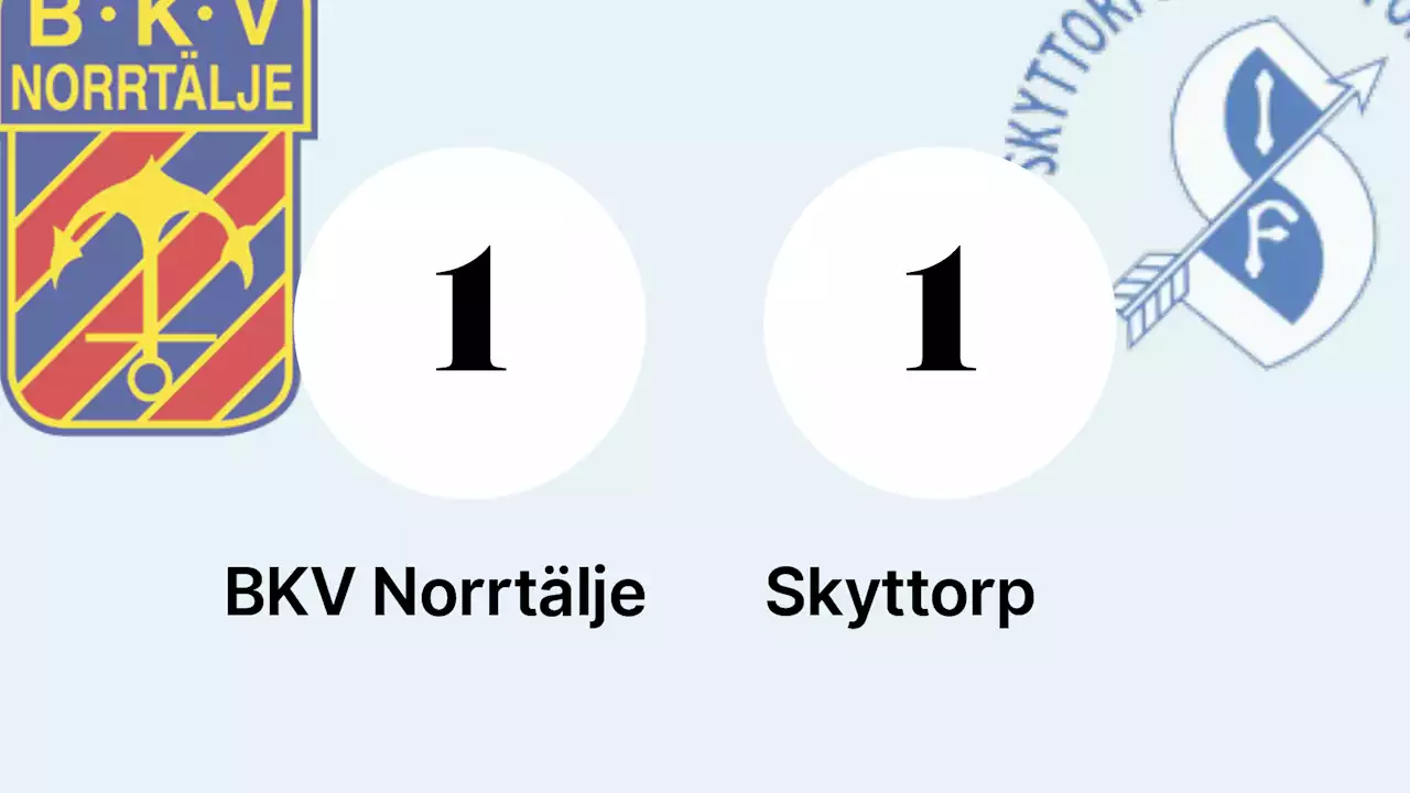 Kryss för BKV Norrtälje hemma mot Skyttorp