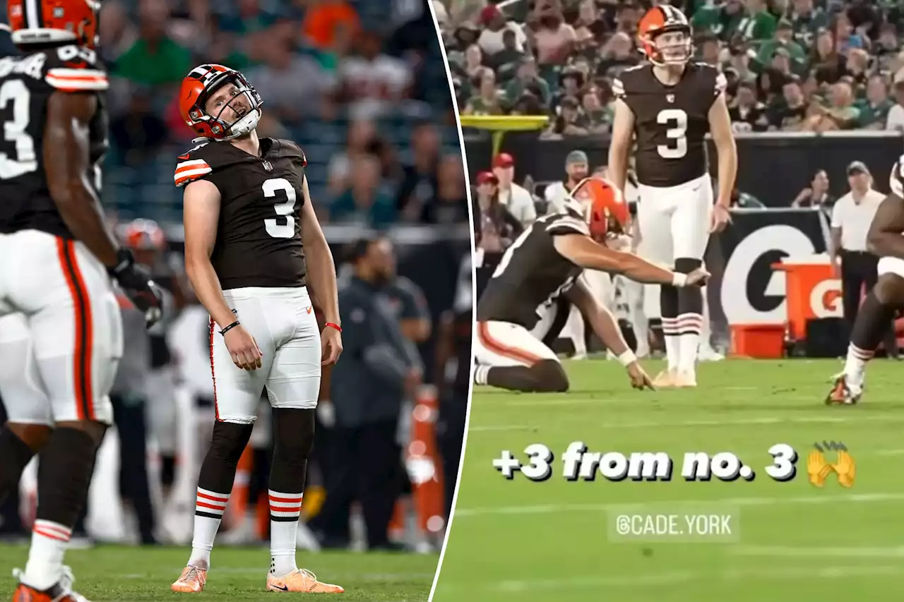 Cade York’s brutal Browns finish made worse by Instagram post