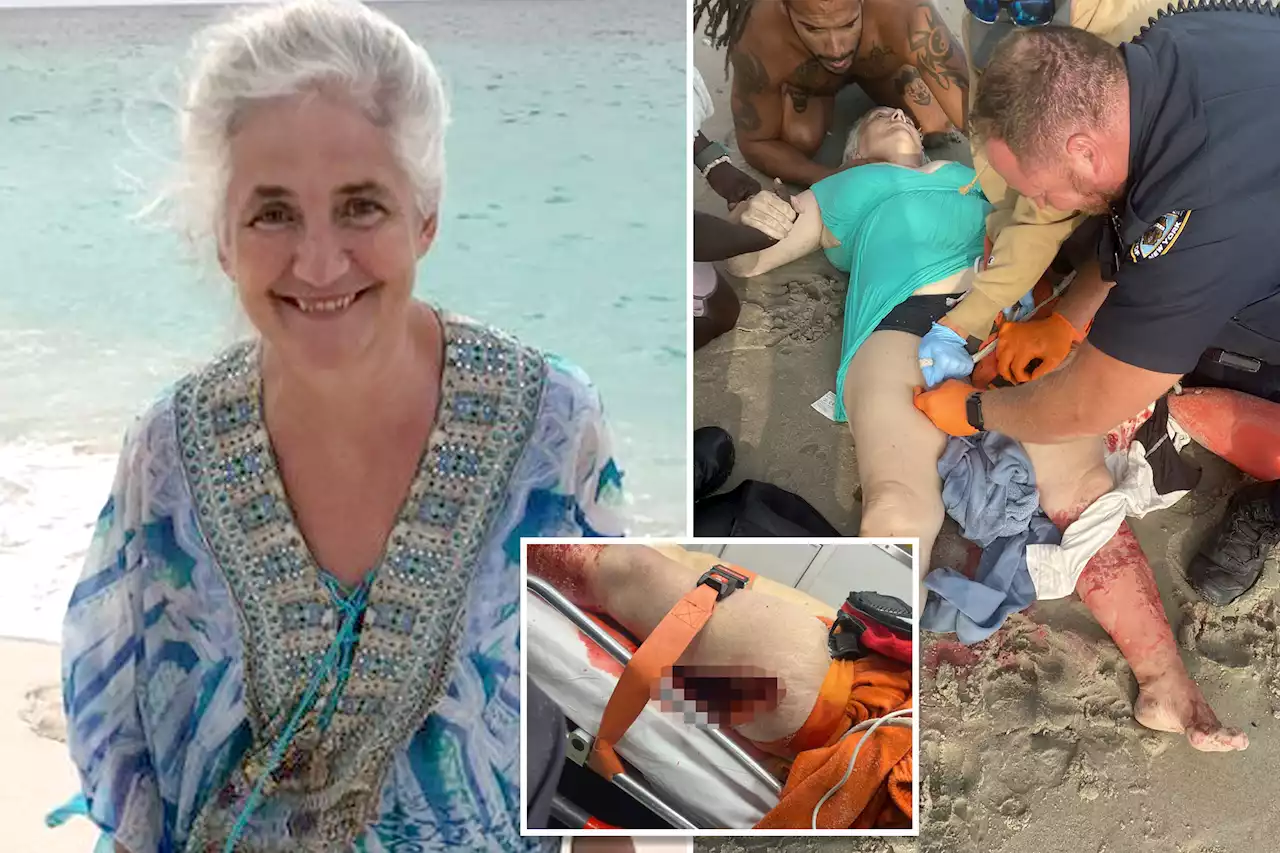 Elderly NYC beach shark attack victim had 5 surgeries in 8 days, now has permanent disability: family