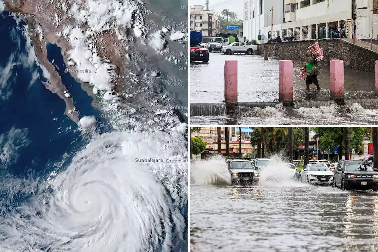 Hurricane Hilary grows off Mexico and could reach California as a very rare tropical storm