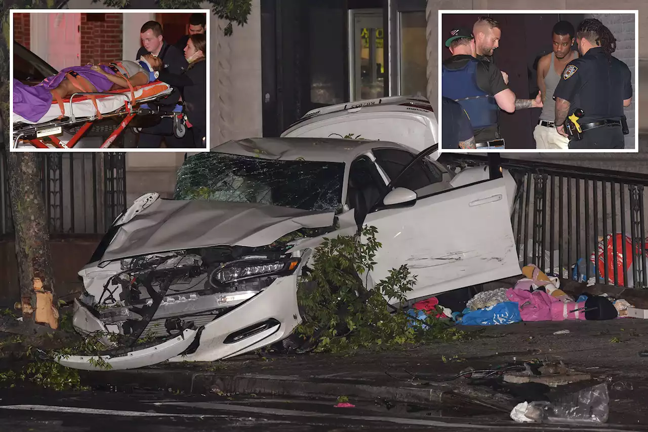 Mercedes driver arrested after fleeing NYC crash that left teen killed, 4 others injured