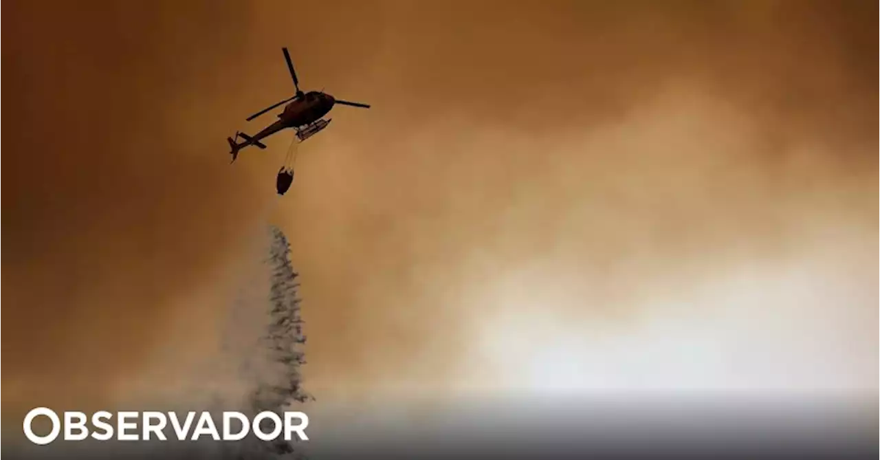 Fogo em Ourém com uma frente ativa mobiliza mais de 190 operacionais