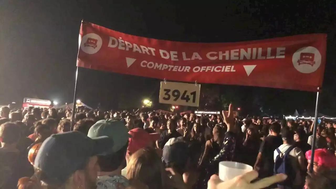 VIDÉO. À Saint-Malo, record battu (ou presque) pour la chenille de la Route du Rock