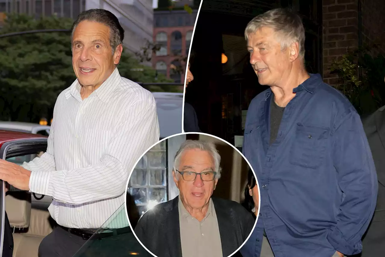 Andrew Cuomo, Alec Baldwin among celebs at Robert De Niro’s star-studded 80th birthday party