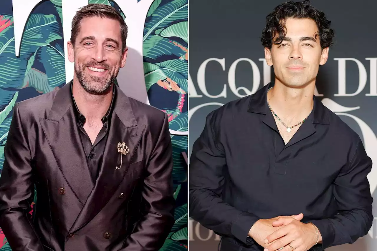 Aaron Rodgers Celebrates Joe Jonas' Birthday with Nick Jonas and Priyanka Chopra