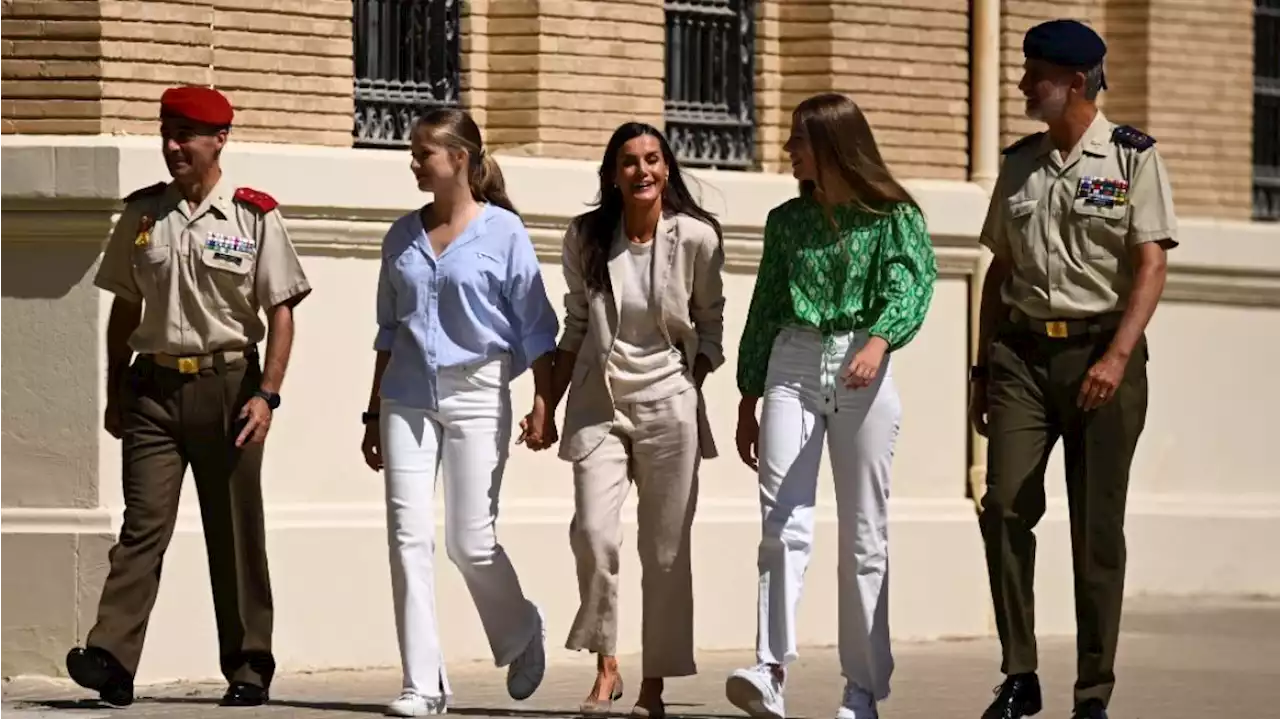 La Princesa Leonor ingresó en la Academia militar de Zaragoza