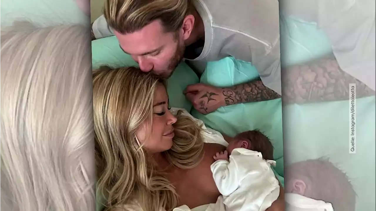 Loris Karius und Diletta Leotta: So jubeln sie über ihr erstes Baby