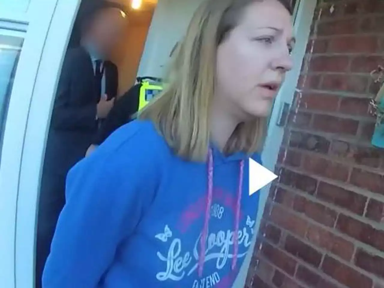 Footage shows killer nurse Lucy Letby being arrested at her home