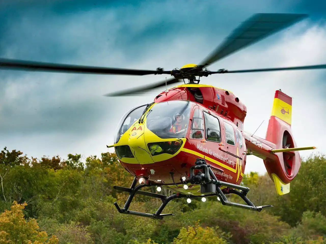 Motorcyclist airlifted to hospital after crash with lorry on A442 near Telford