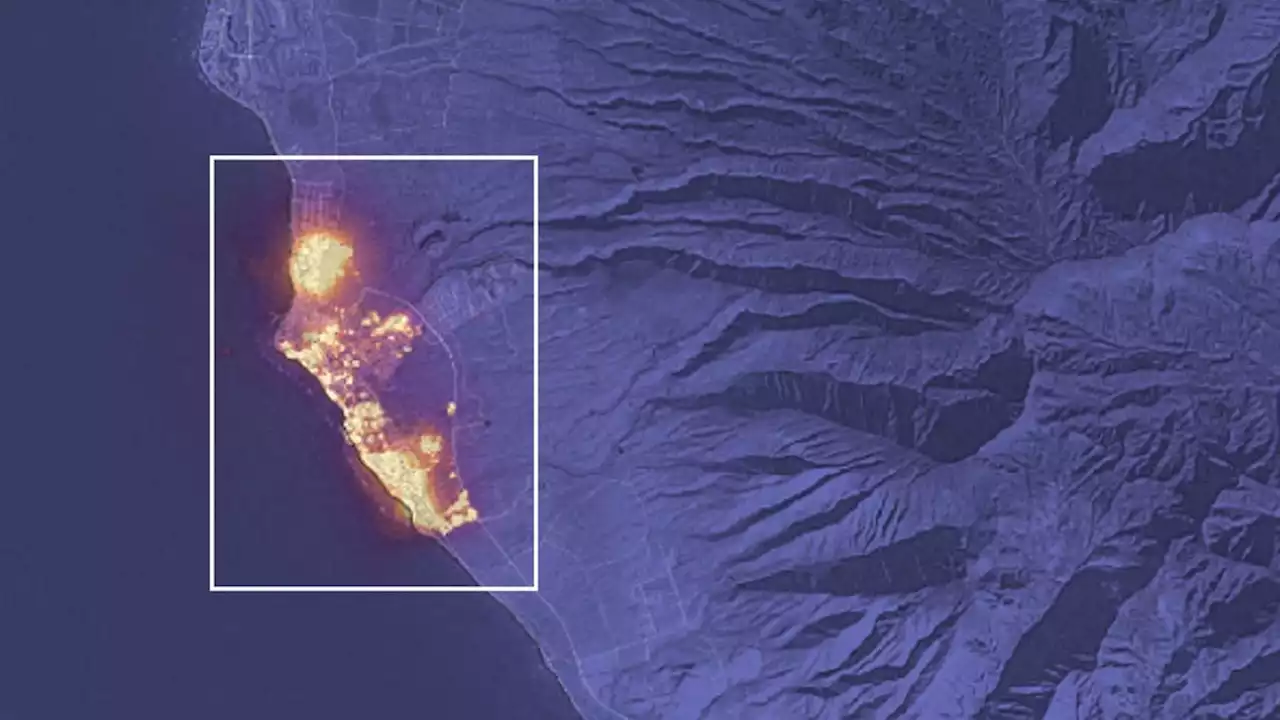 Maui satellite photo shows full scale of deadliest US fire in more than a century