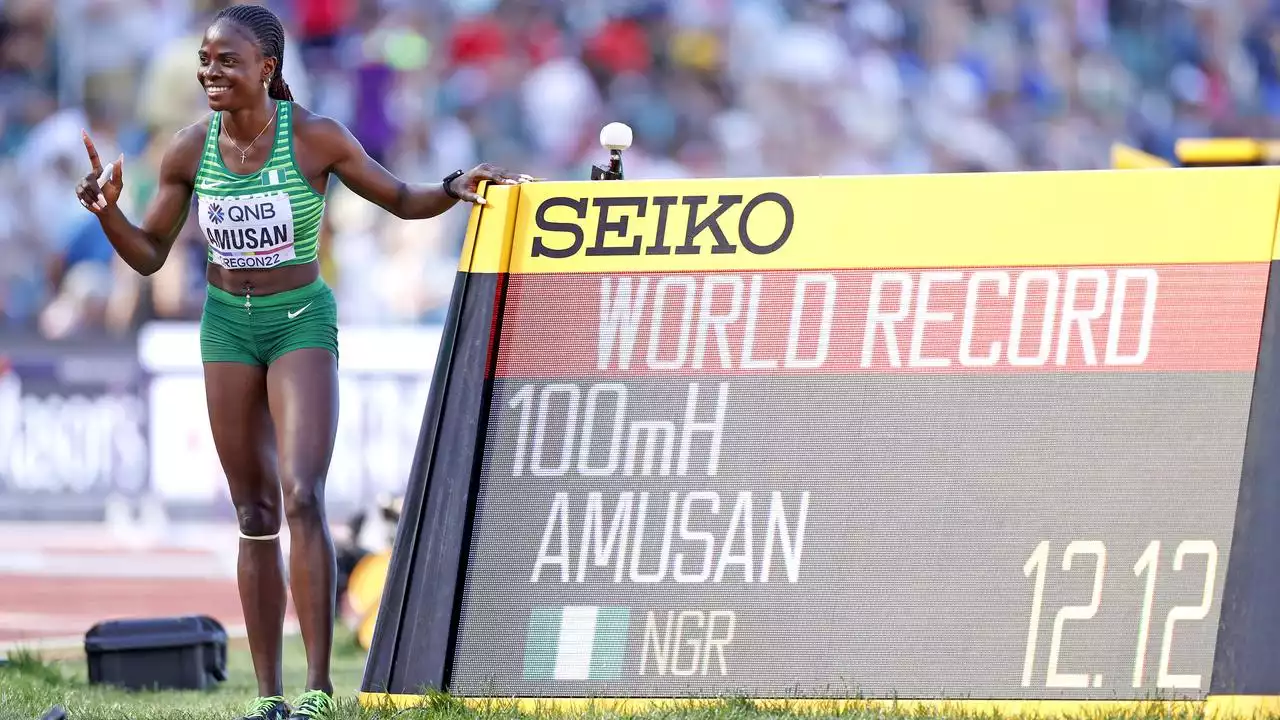 Vor Leichtathletik-WM: Suspendierung von Hürden-Weltrekordlerin Amusan aufgehoben