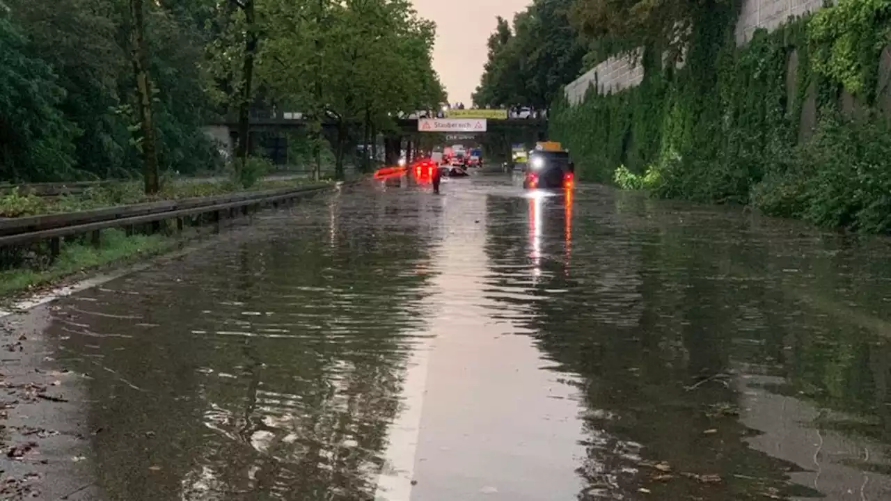 Bis zu 68 Liter Regen pro Quadratmeter binnen einer Stunde in Franken