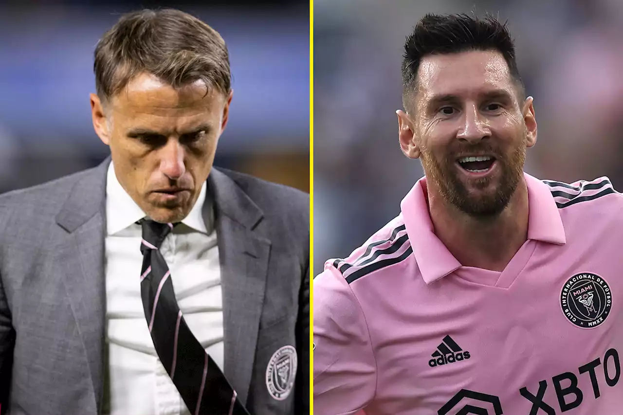 Neville: Deep down I knew Beckham would sack me if Messi arrived at Inter Miami