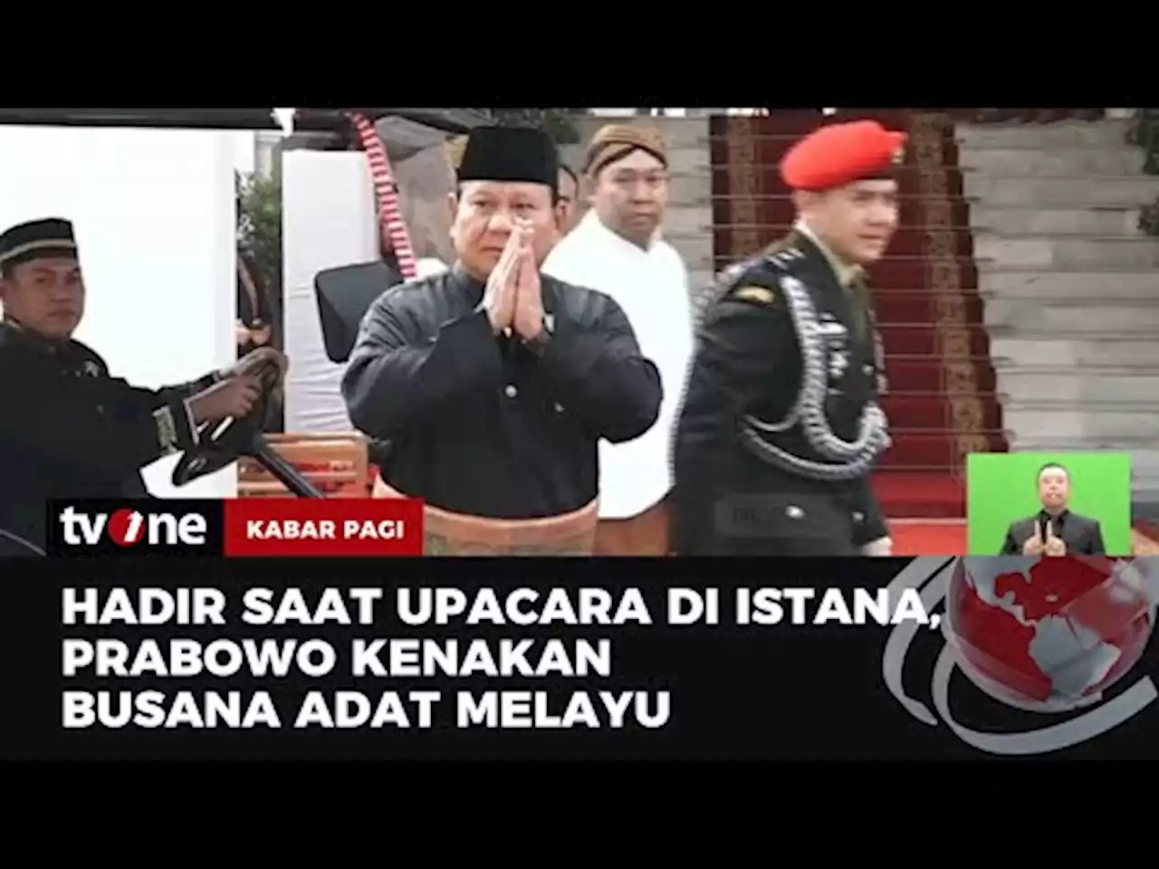 Kenakan Baju Adat Melayu, Prabowo Hadiri Upacara Kemerdekaan di Istana