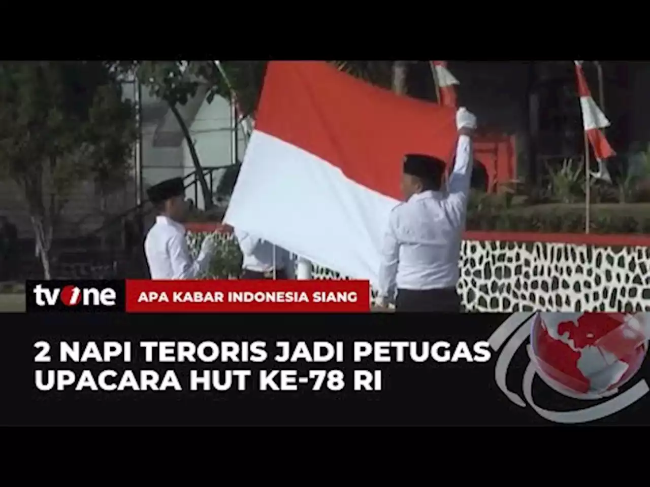 Napi Teroris Bertugas Menjadi Paskibra saat Upacara Kemerdekaan Indonesia ke-78