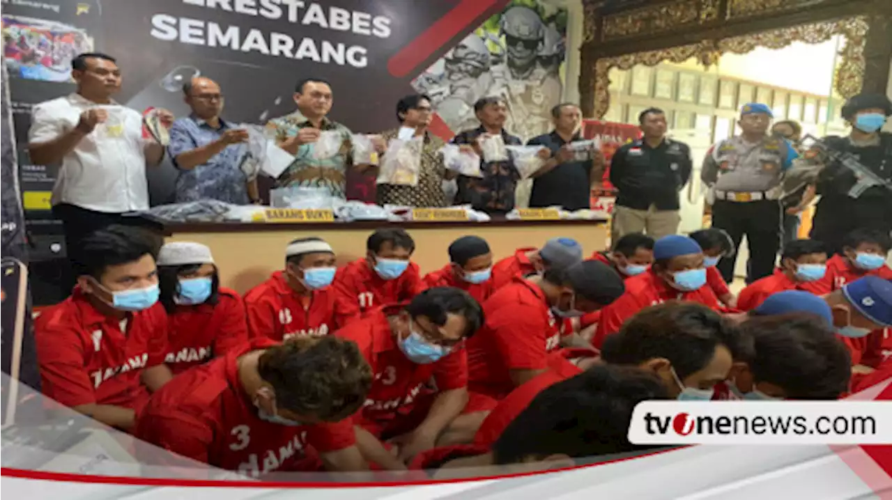 Polrestabes Semarang Ungkap 24 Kasus Narkoba Periode Juli-Agustus 2023, Total 32 Orang Jadi Tersangka