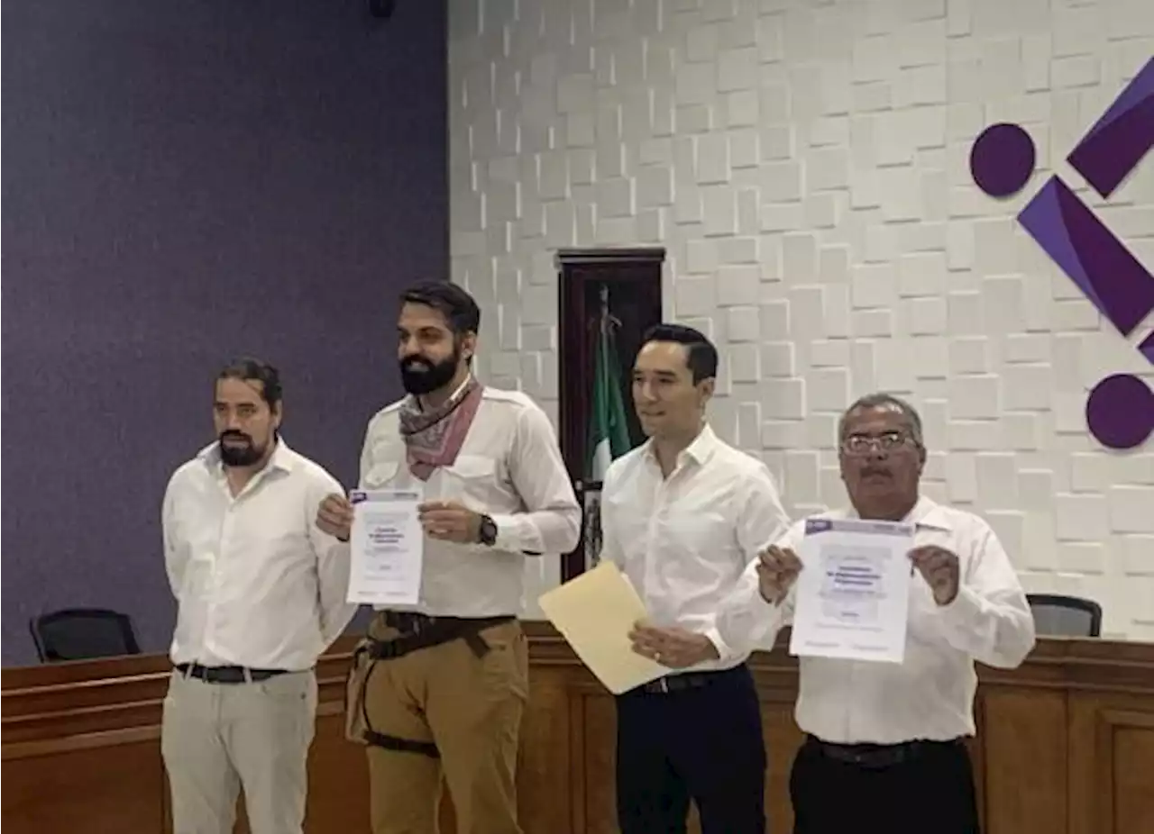 Entrega Morena constancia de diputados plurinuminales de Coahuila a Antonio Attolini y Luis Ponce