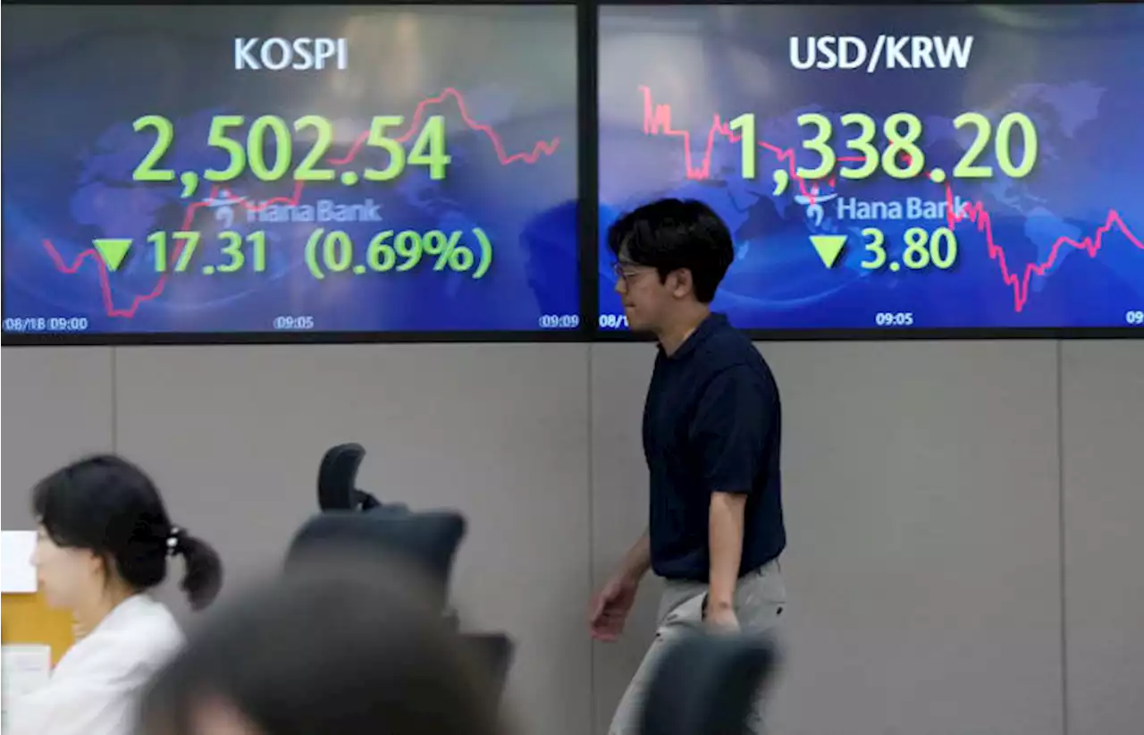 Stock market today: Asian shares mostly decline after Wall Street drops on higher bond yields