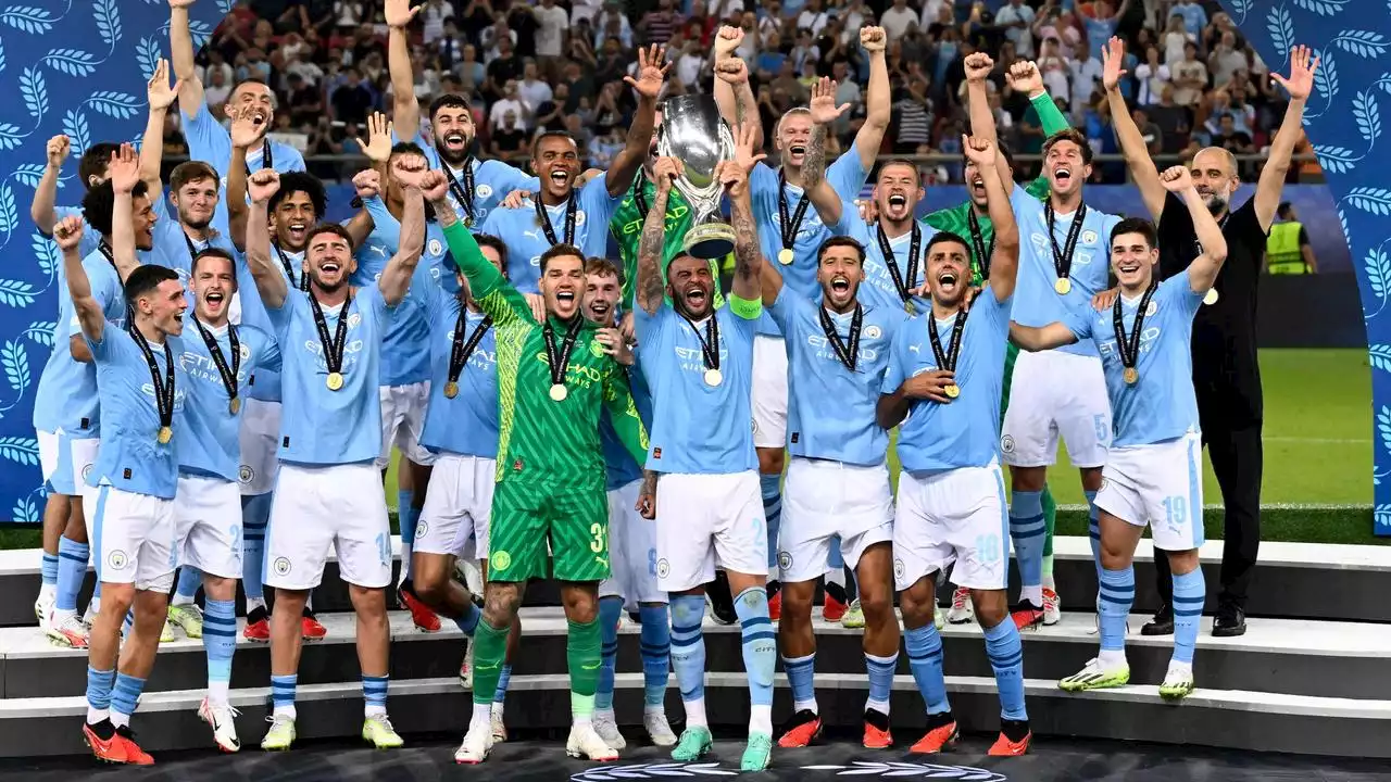 Fußball: Manchester City gewinnt Supercup gegen Sevilla