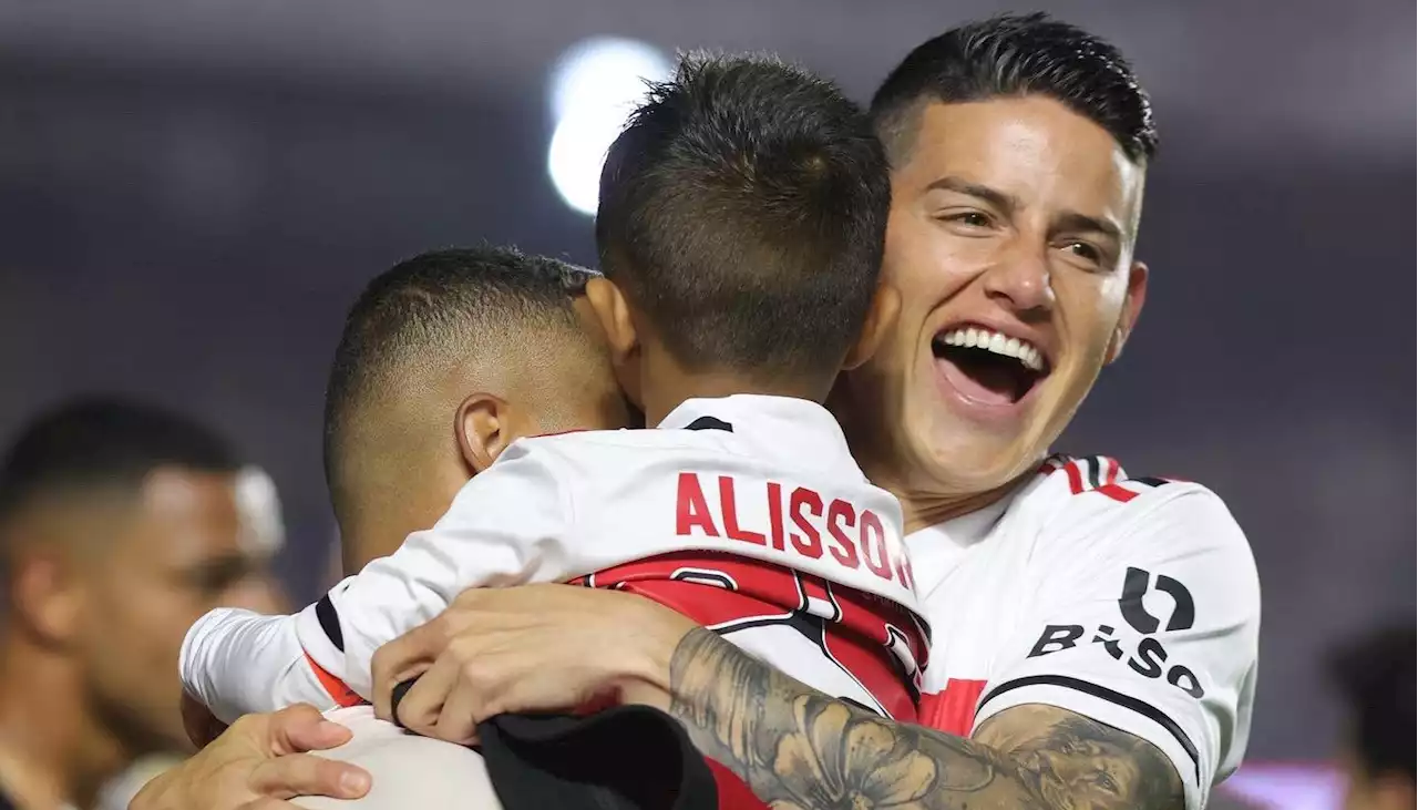 Sao Paulo recibe al líder Botafogo con la posibiidad de James como titular