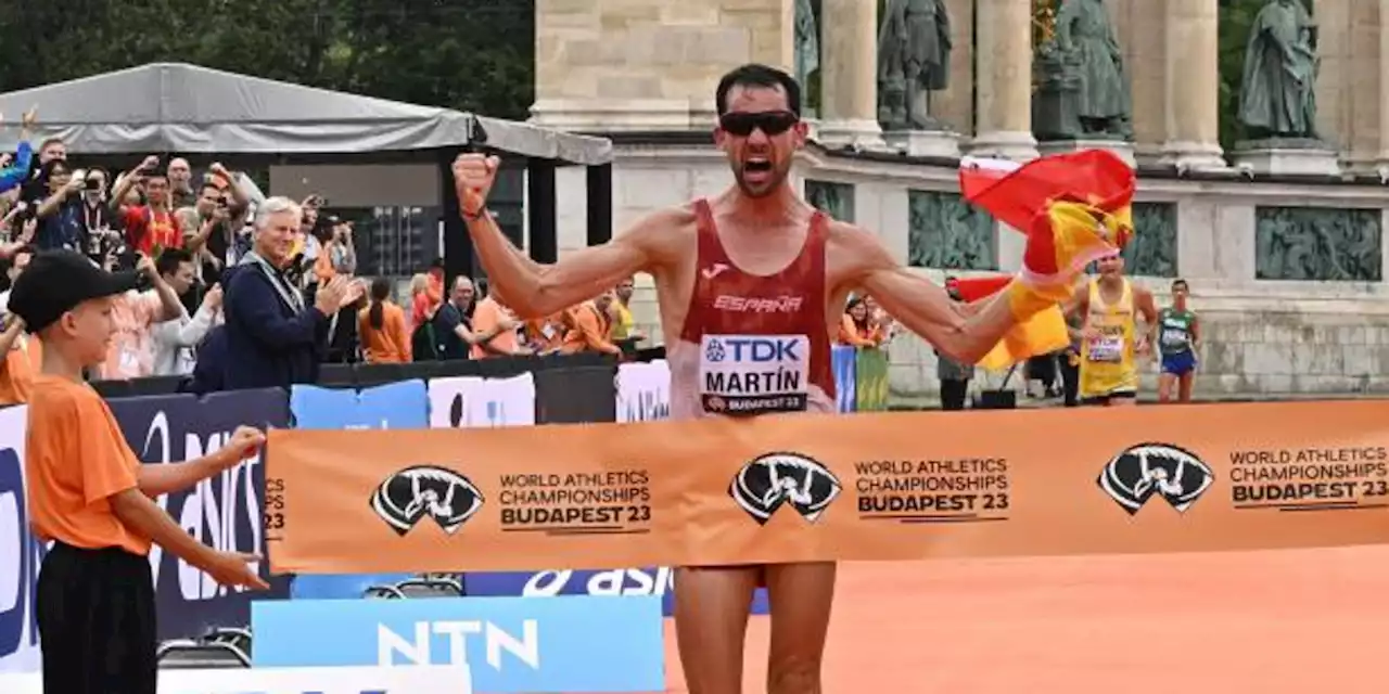 Álvaro Martín, campeón del mundo de 20 kilómetros marcha