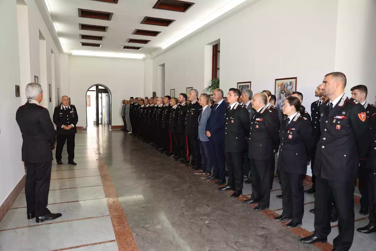 Carabinieri, Comandante Legione SIcilia visita Comando provinciale