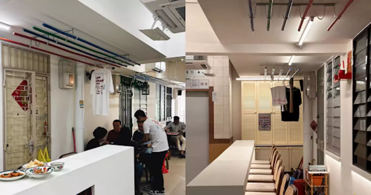 'Profiting off poor people aesthetic': New Prinsep St eatery emulating old-school HDB block draws criticism from netizens