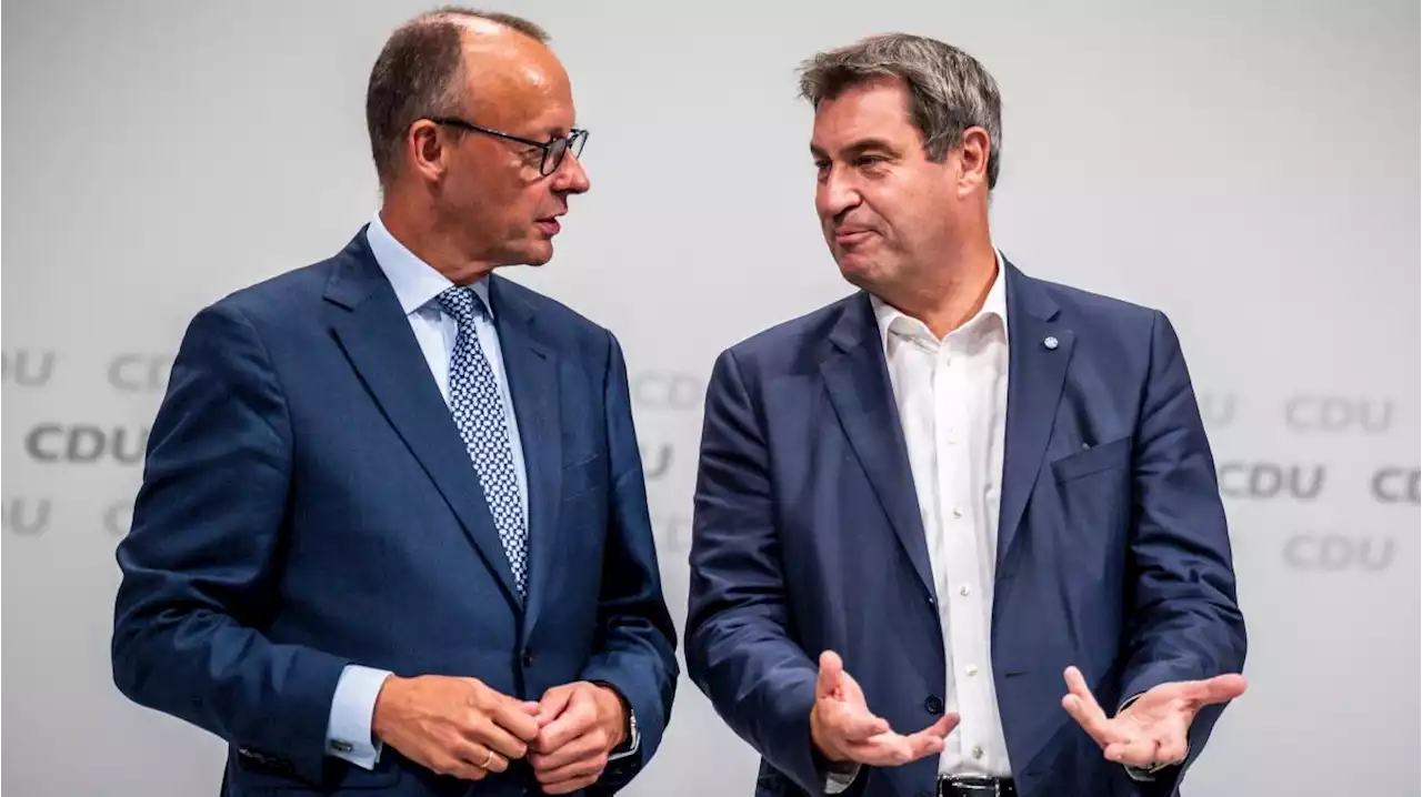 Umfrage sieht Söder als Unions-Kandidat vor Merz