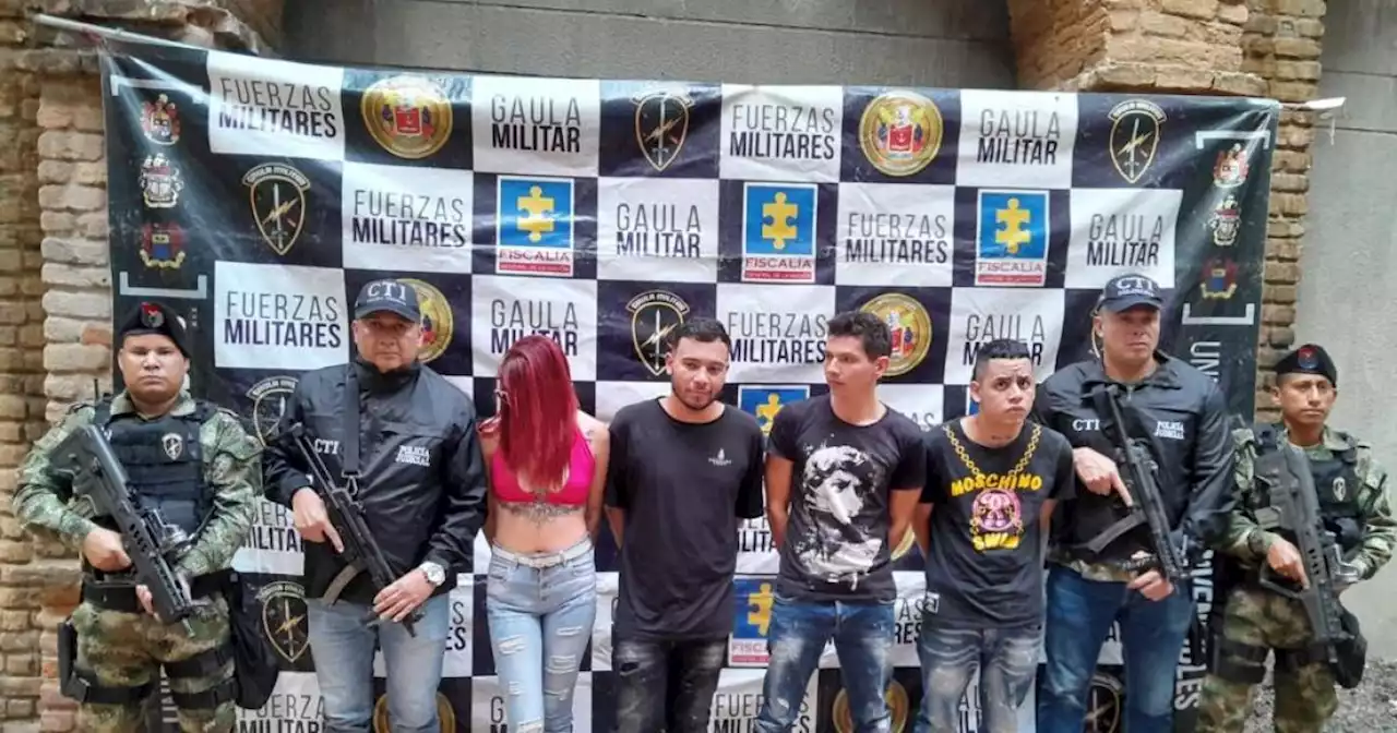 En Cali fueron capturadas cuatro personas cuando recibían dinero producto de una extorsión