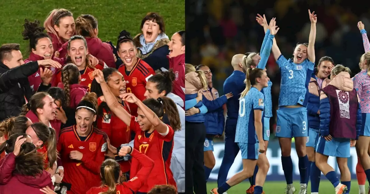 España vs. Inglaterra: los cara a cara de la final del Mundial Femenino