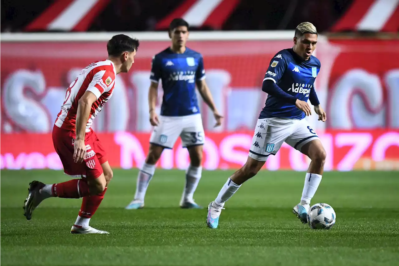 Juan Fernando Quintero debutó como titular en Racing