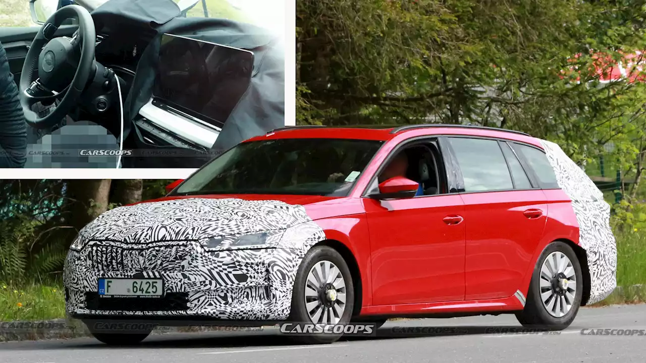 2024 Skoda Octavia Spied With Revised Styling And Updated Interior