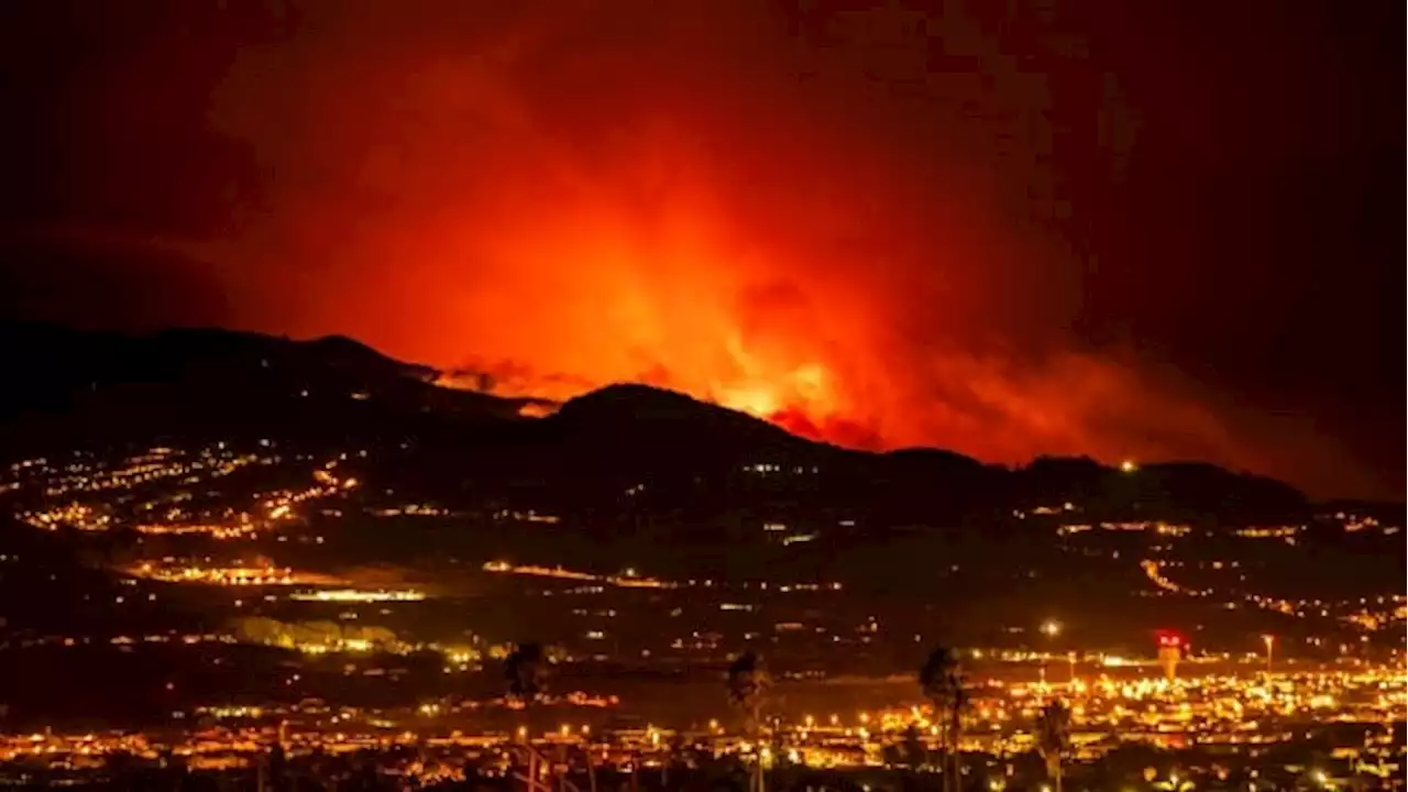 Raging wildfire on Spanish island of Tenerife drives 26,000 from their homes