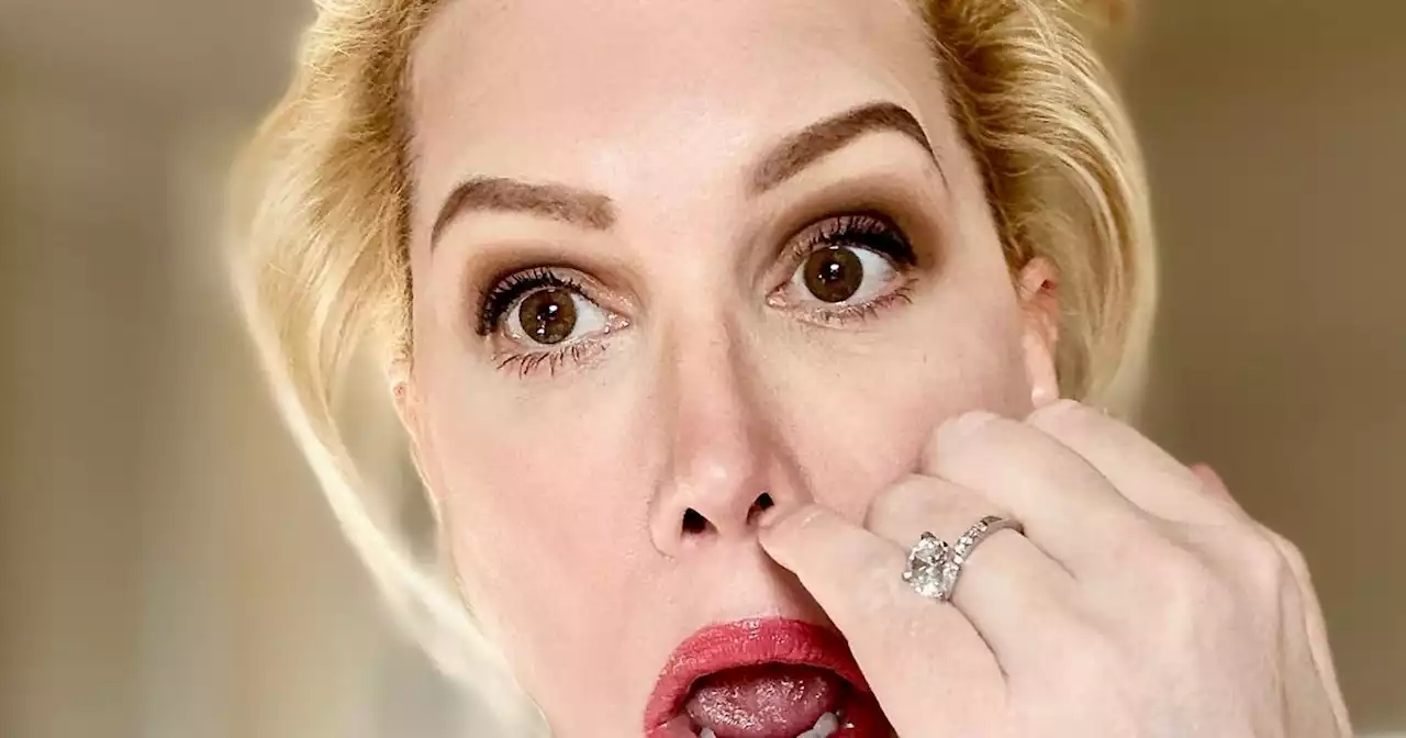 Alice Evans sparks engagement rumours with huge diamond ring after messy divorce