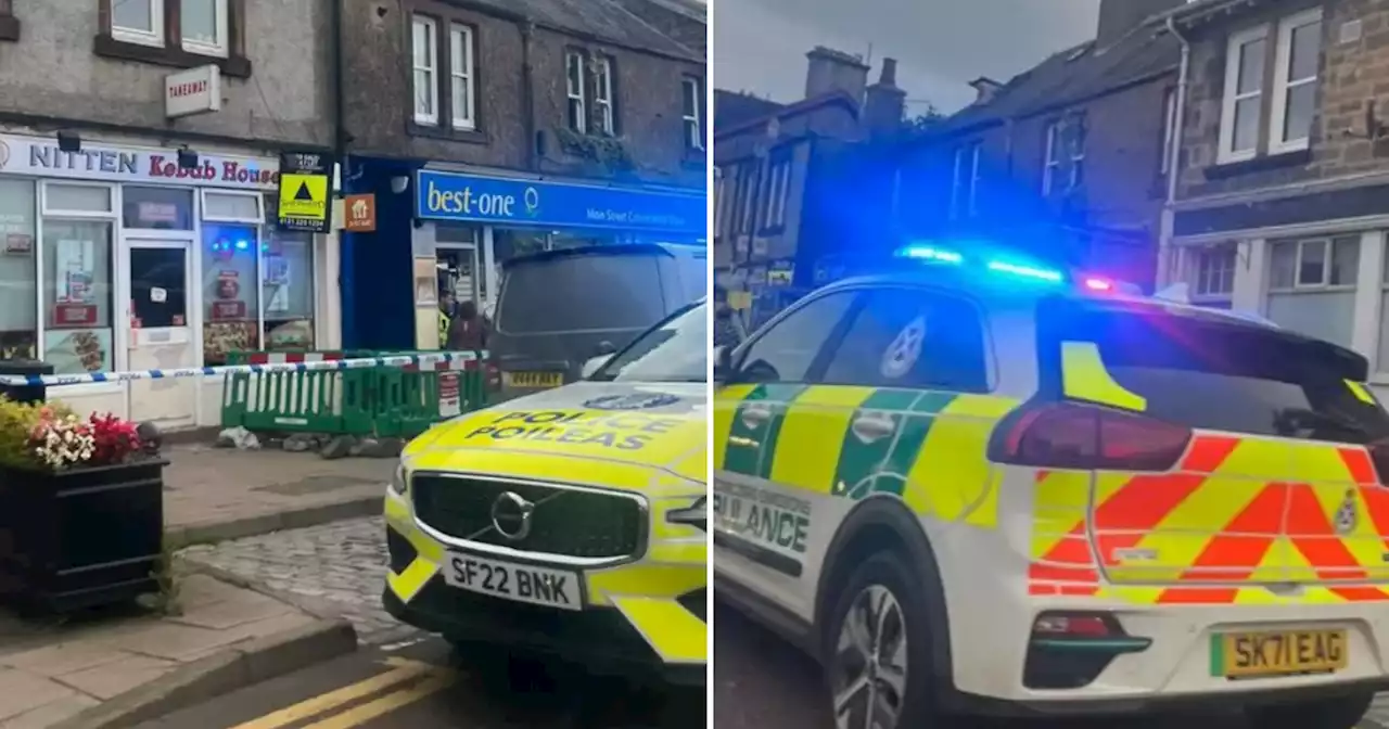 Man found dead in Scots village store as cops launch probe