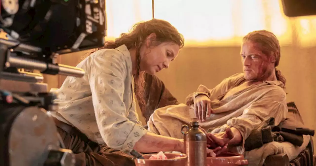 Outlander shares behind the scenes snaps of first half of season 7