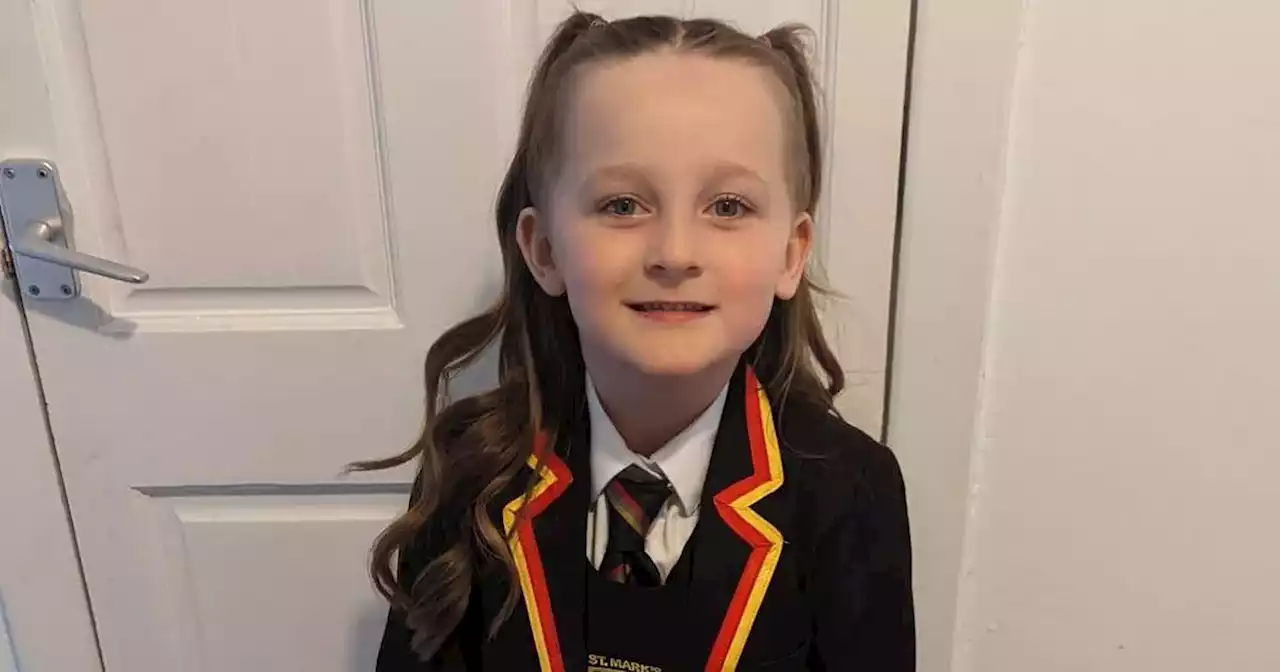 Scots mum's hilarious before and after pics of daughter's first day at school