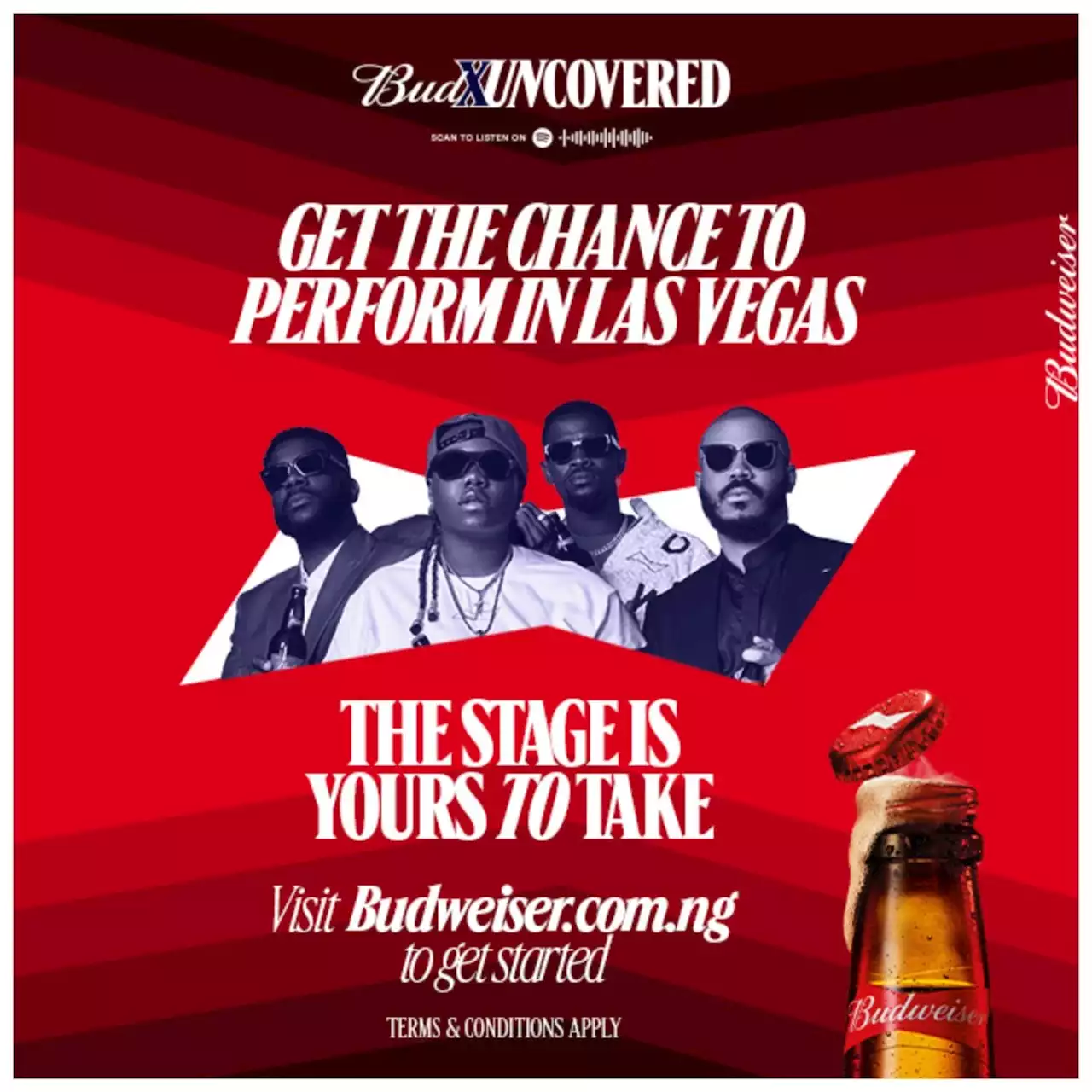 Budweiser launches BudxUncovered to find Naija’s Next Music Superstar