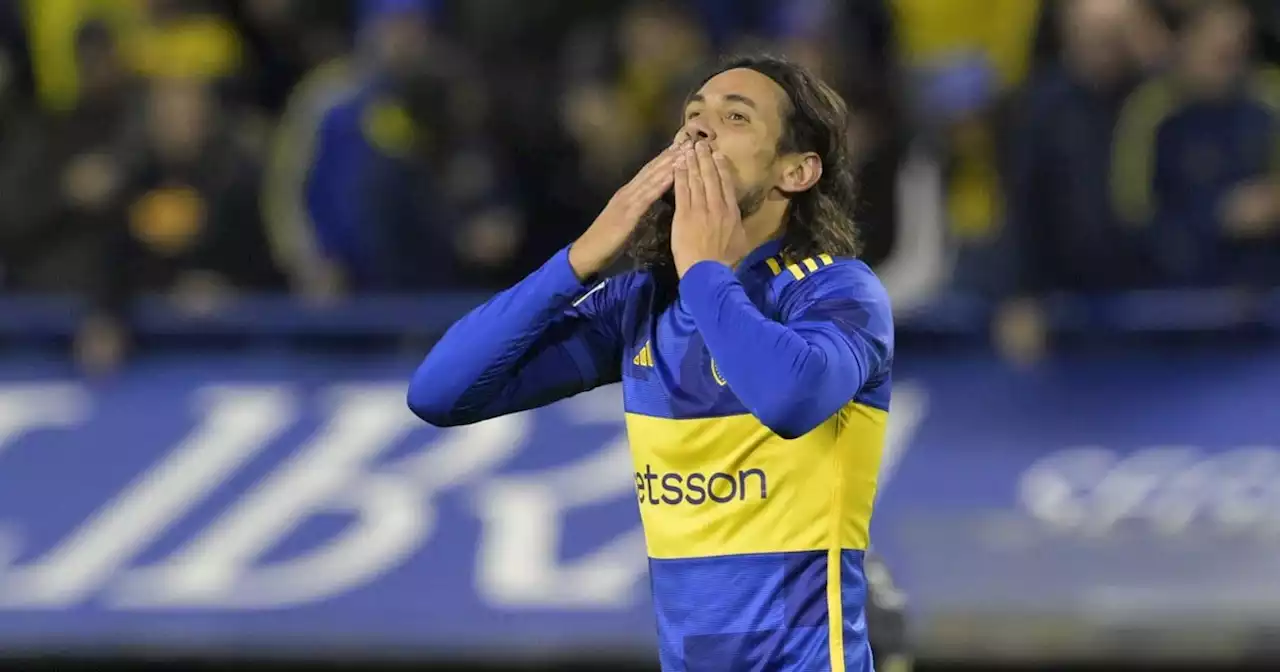 El primer gol de Cavani en Boca: dos tacos y el 'uruguayo' de la gente