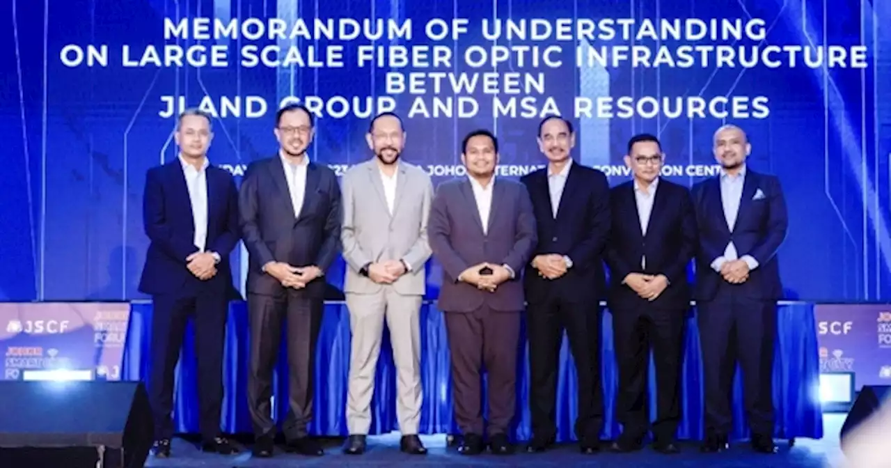 JLand Group and MSA Resources ink US$14.3mil MoU to expand dark fibre connectivity in Johor