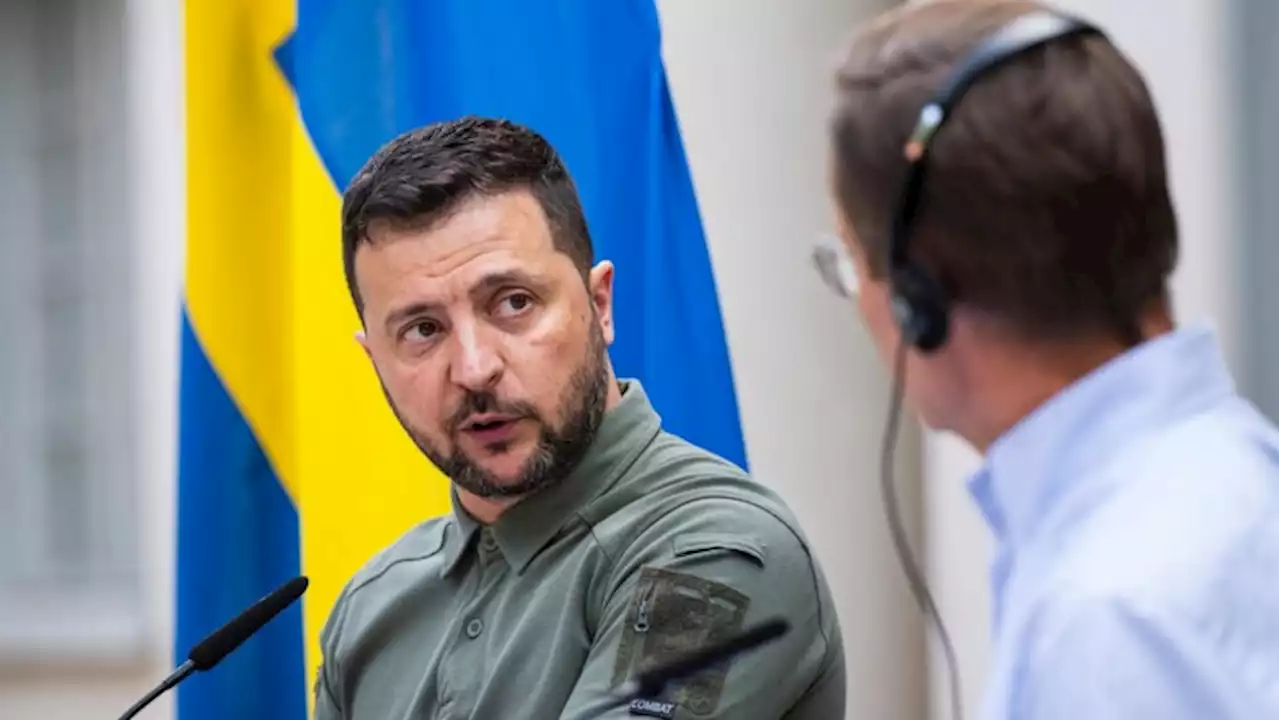 Zelenskyj: Vi taler med Sverige om at få leveret Gripen-jagerfly | Nyheder