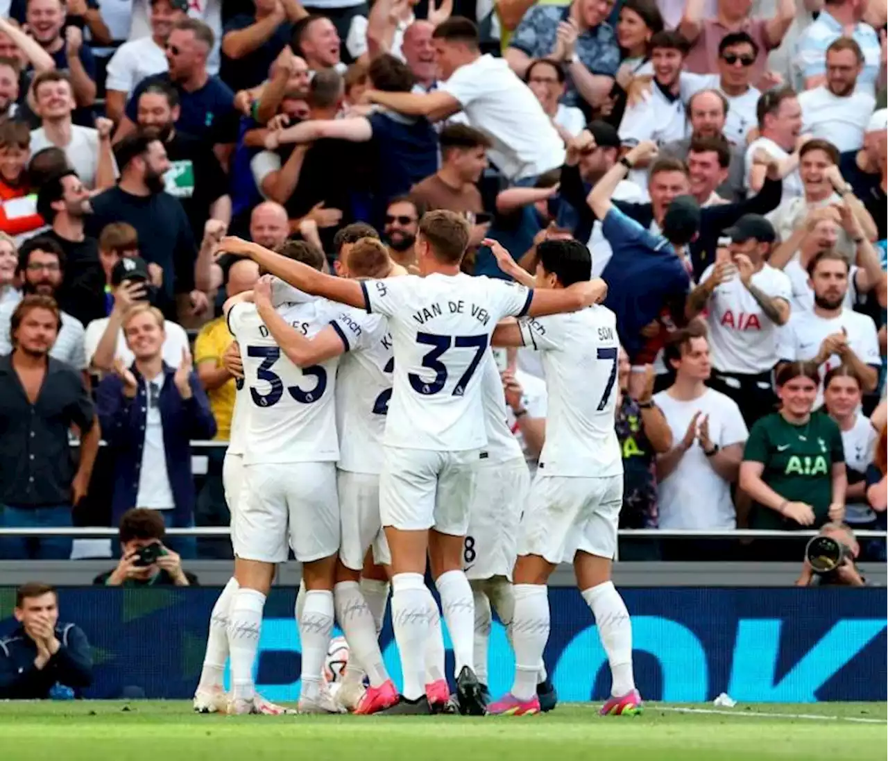 Tottenham vence al Manchester United y da un golpe sobre la mesa