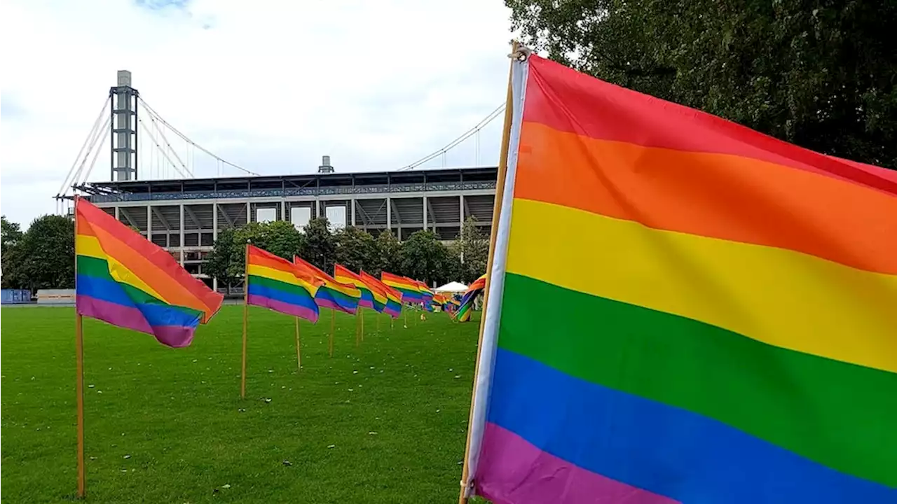 Regenbogenflaggen am Stadion: Köln ist wieder Gastgeber für besondere Queer-Veranstaltung