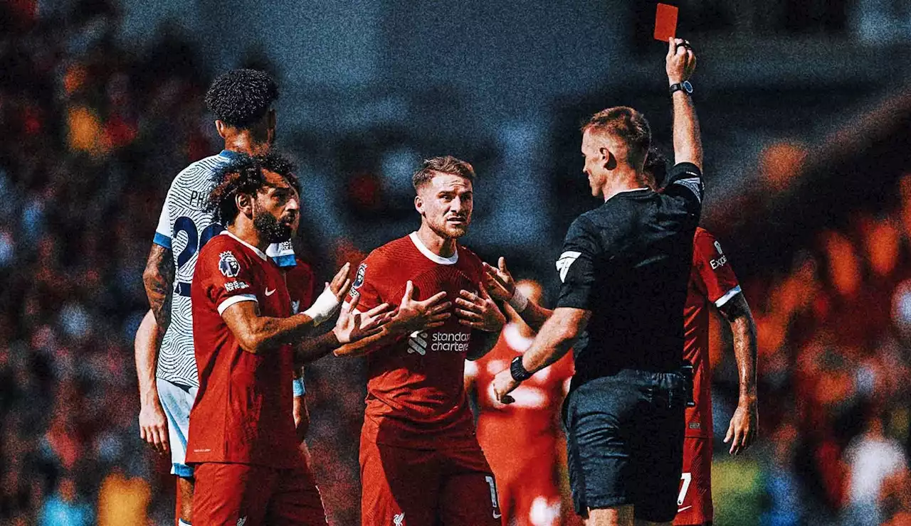 Liverpool earns first win of EPL season despite mid-game red card