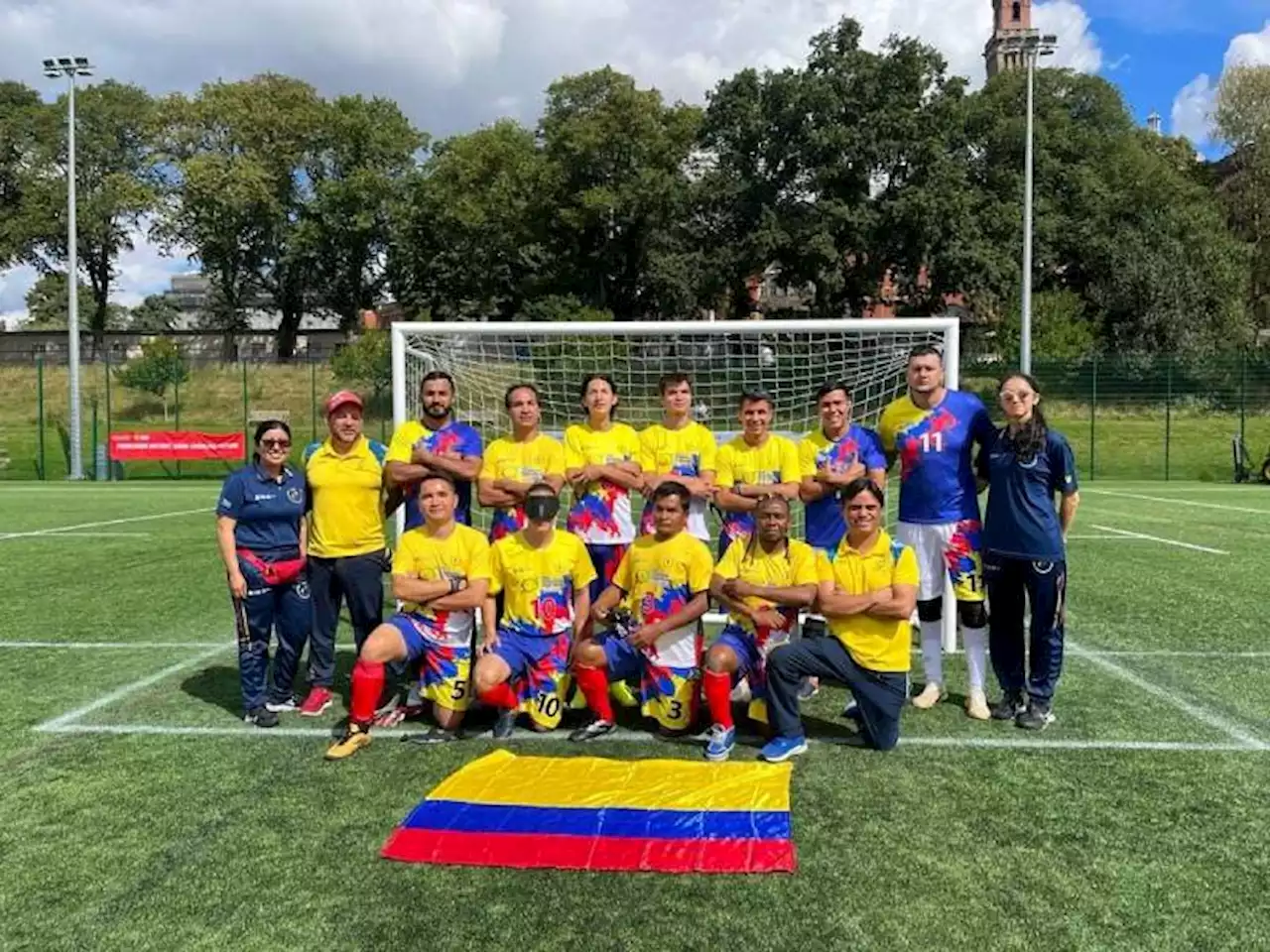 Selección Colombia de fútbol para ciegos gana y golea en el Mundial de la categoría